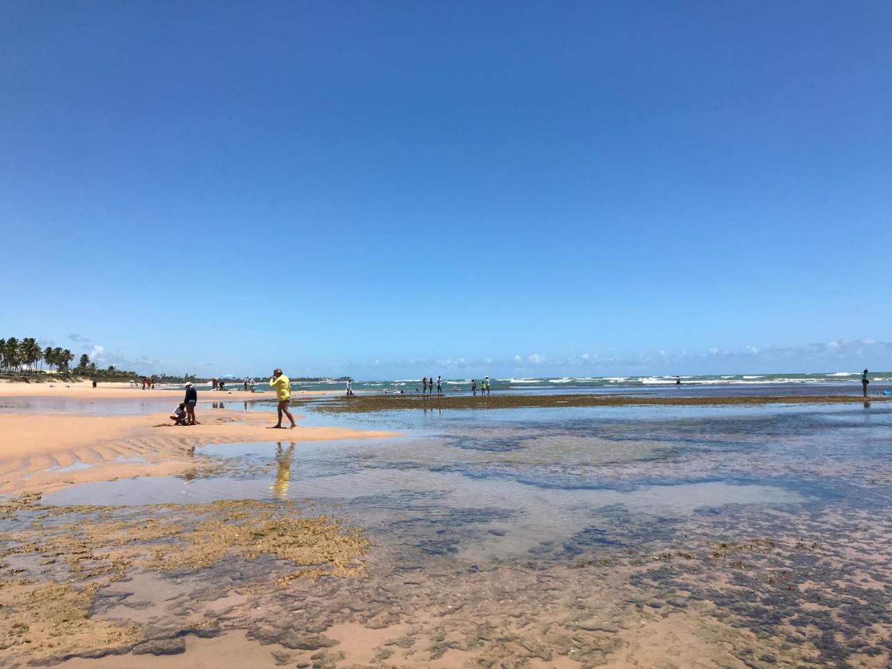 Flat Guarajuba Beira Da Praia Pe Na Areia מראה חיצוני תמונה