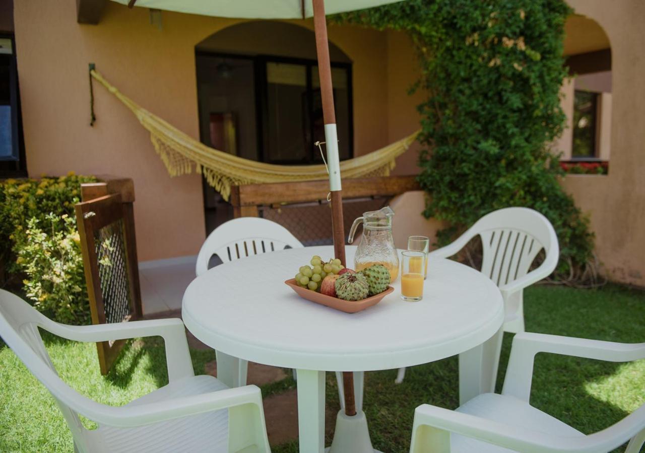 Flat Guarajuba Beira Da Praia Pe Na Areia מראה חיצוני תמונה