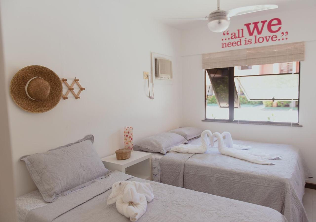 Flat Guarajuba Beira Da Praia Pe Na Areia מראה חיצוני תמונה
