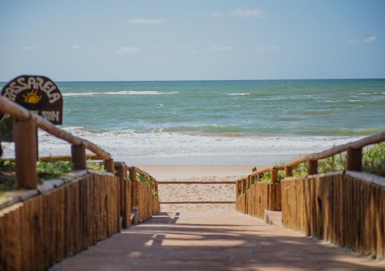 Flat Guarajuba Beira Da Praia Pe Na Areia מראה חיצוני תמונה